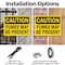 Signmission Fumes May Be Present Caution Sign, Plastic, 14in W x 10in L, 2PK OS-2PACK-CS-P-1014-L-19173 - alternate 7